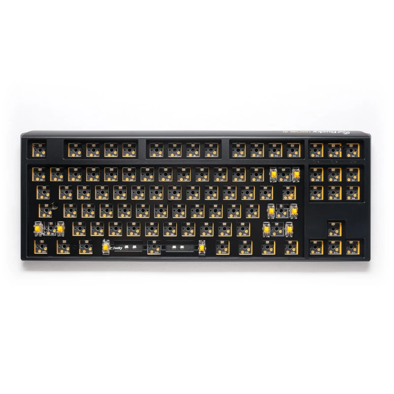 Ducky One 3 Hot-Swap Barebone TKL tastatūra spēlēm USB ASV angļu valodā melna