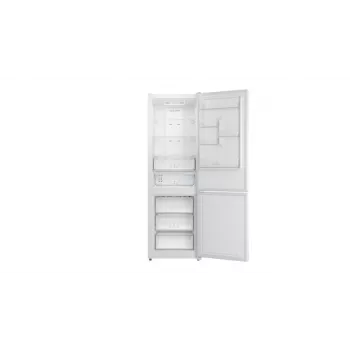 Brīvi stāvošs ledusskapis TEKA NFL 355 WH — 310 l kopējā, 224 l ledusskapja, 86 l saldētavas nodalījums, No Frost, skārienjutīgs displejs, apakšā novietota saldētava, balts