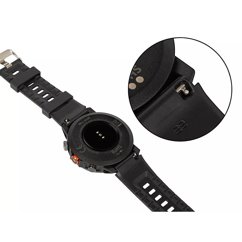 Bluetooth viedpulkstenis BLOW X21, melns