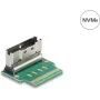 Adapter DELOCK iekšējais SFF-8654 uz SFF-8654 (vīrišķā), modelis 64179, plāns SAS 8i 90°