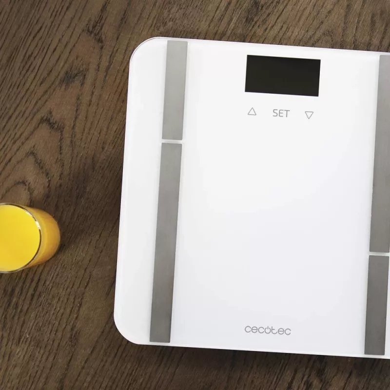 Cecotec | Viedie svari | Surface Precision 9400 Full Healthy | Maksimālais svars (ietilpība) 180 kg | Precizitāte 100 g | Balts