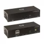 Eaton Tripp Lite Series DisplayPort uz HDMI pagarinātāja komplekts pa Cat6 ar KVM atbalstu, 4K 60Hz, 4:4:4, USB, PoC, HDCP 2.2, līdz 230 pēdām, TAA - Paplašinājums video/audio, HDMI, Di