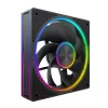 Korpusa ventilators MODECOM VOLCANO LOOP 120 ARGB Reverse Fan Melns 120 mm PWM 400–1400 RPM ARGB galvene