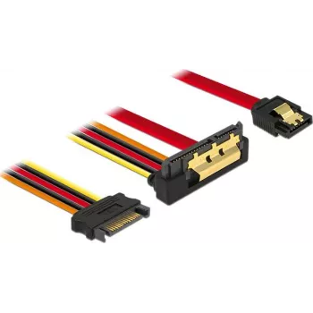 SATA kabelis DeLOCK 85229 0.3m SATA 7-pin SATA 22-pin melns