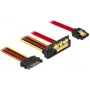 SATA kabelis DeLOCK 85229 0.3m SATA 7-pin SATA 22-pin melns