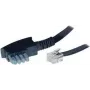 Kabelis S/CONN ShiverPeaks TC70170 10m TAE-N RJ12 Melns Transparent