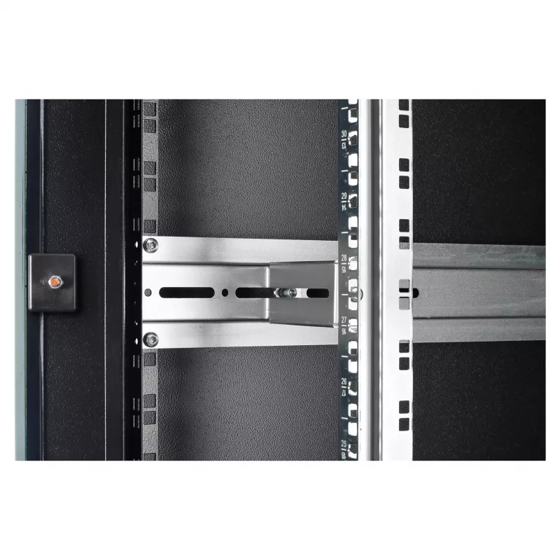 Tīkla skapis DIGITUS Unique Light sērija 42U 800×1000 mm (P×D) brīvi stāvošs, 800 kg, IP20, atslēgas slēdzene
