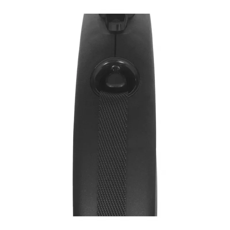 Saliekamā suņu pavada Flexi Melns Design M, lentes pavada, 5 m, vidēja izmēra šķirnēm (10–25 kg), maksimālā slodze 20 kg