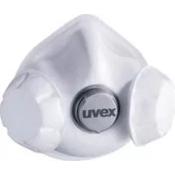 Putekļu maska UVEX silv-Air exxcel 7333 FFP3 ar vārstu, 3 gab.