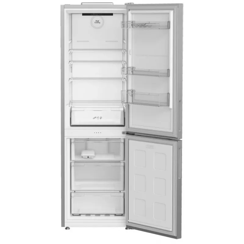 Ledusskapis Indesit INK 25402 S4E | Brīvi stāvošs kombinētais, No Frost, 249 L ledusskapis / 106 L saldētava, A 203,5 cm, energoefektivitātes klase E, 37 dB, sudraba krāsa