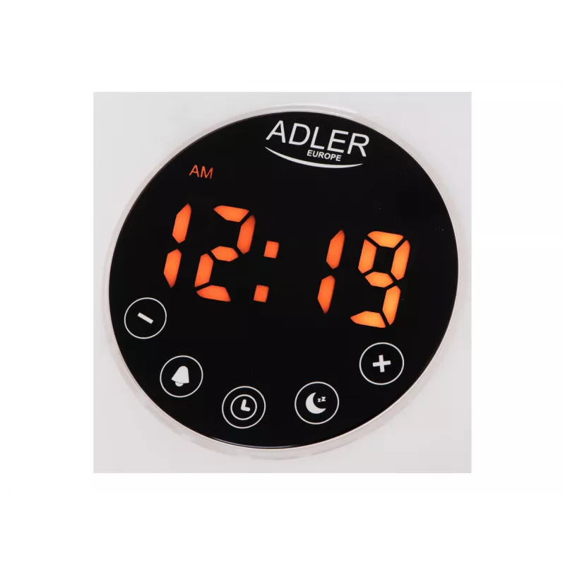 Modinātājpulkstenis Wake‑Up Light Adler AD1916 ar saullēkta simulāciju un FM radio
