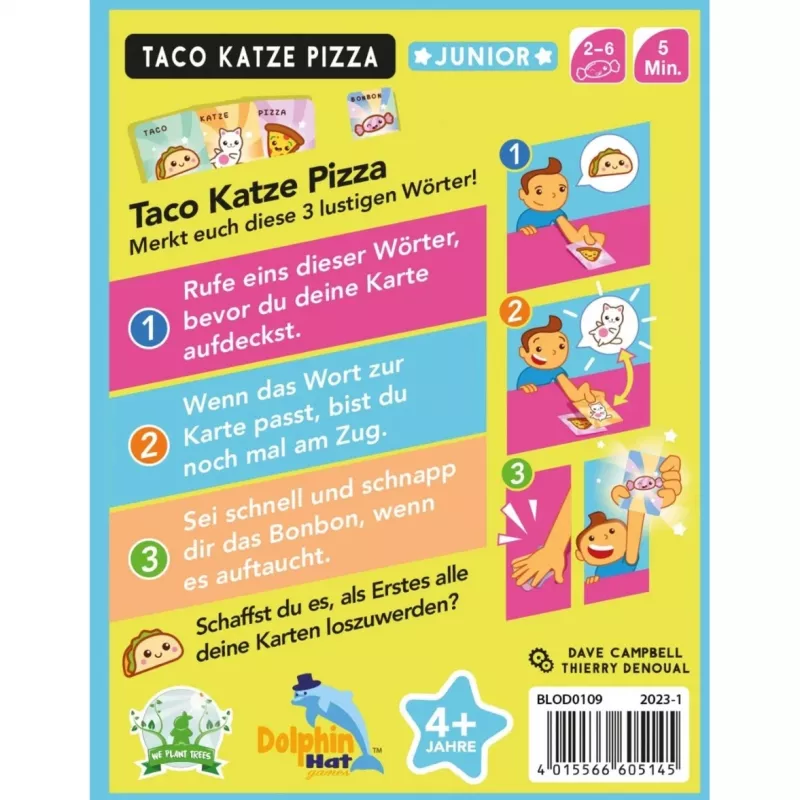 Taco Katze Pizza Junior, kāršu spēle