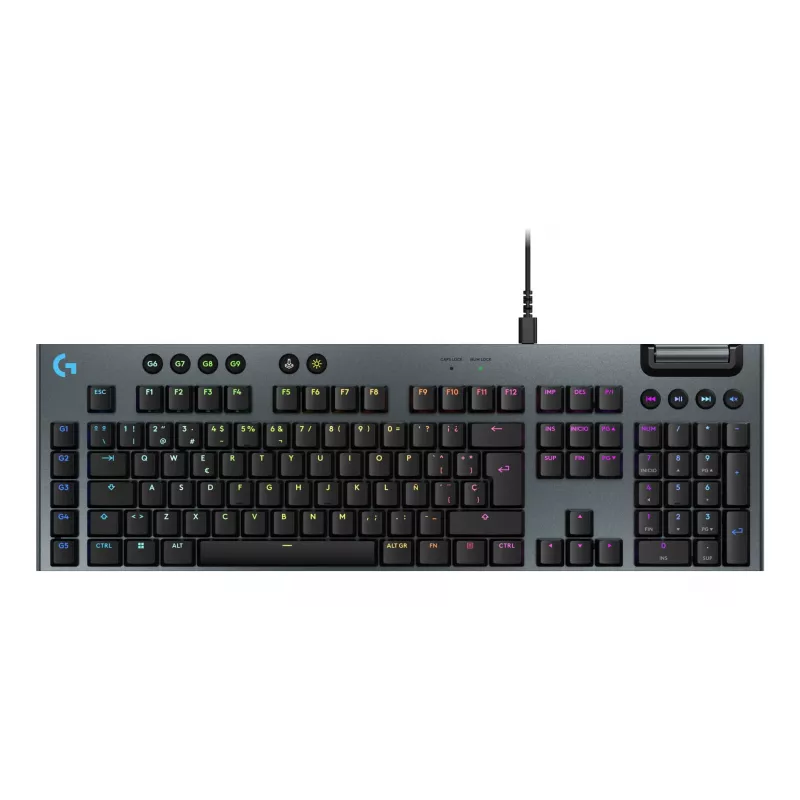 Vadu mehāniskā spēļu tastatūra Logitech G915 X Melns ar RGB apgaismojumu
