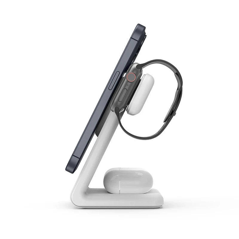 Bezvadu lādētājs 3-in-1 MagSafe iPhone, Apple Watch un AirPods Crong