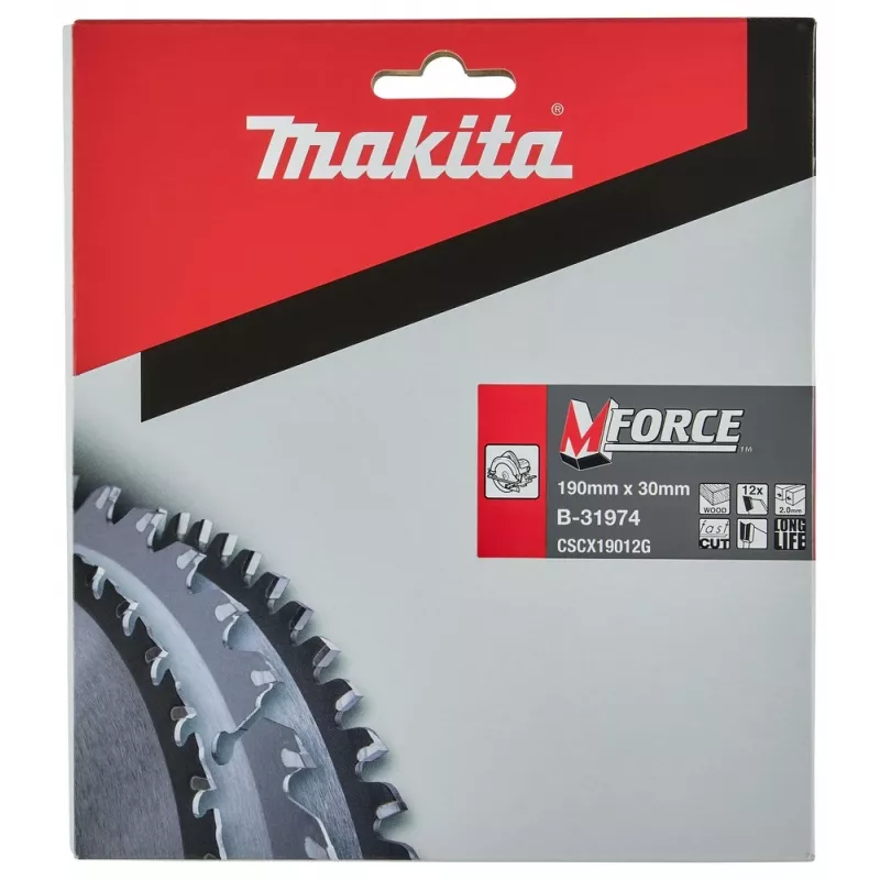 Makita M-FORCE ripzāģa asmens 19 cm