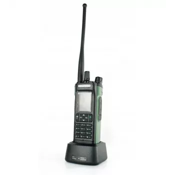 Rokas radioiekārta Baofeng DM-32E — VHF 144–146 MHz, UHF 430–440 MHz, GAISA JOSLAS uztvērējs 108–136 MHz, 2200 mAh, DMR/FM, GPS+APRS