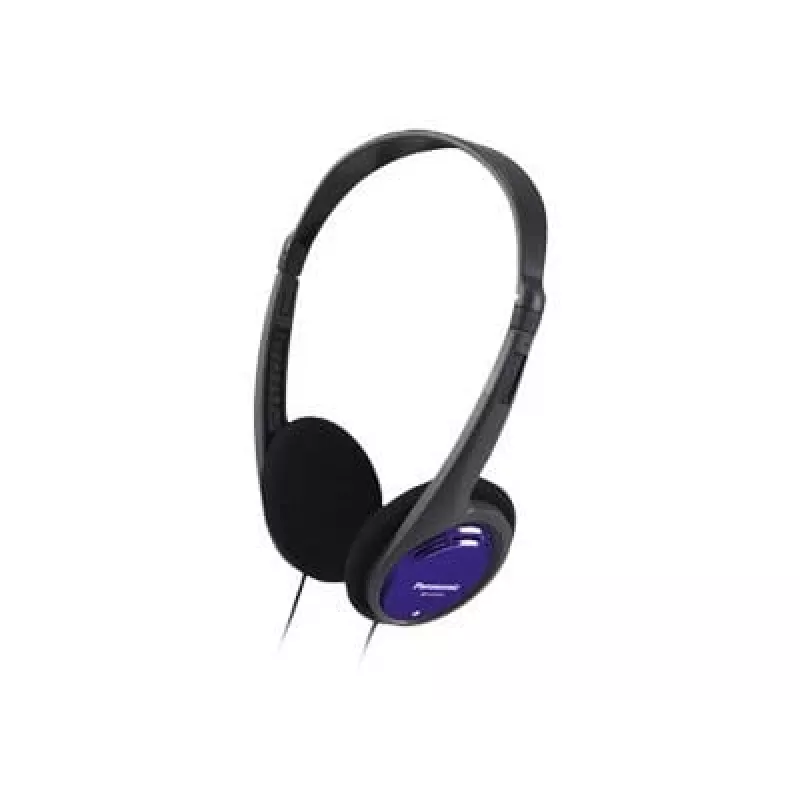 Panasonic RP-HT010E-A melnas/zilas austiņas 1,2 m kabelis īpaši vieglas