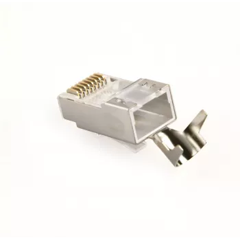 RJ45 savienotāji GEMBIRD CAT7 8P8C apzeltīti 15µ FTP/SFTP, iepakojumā 100 gab.