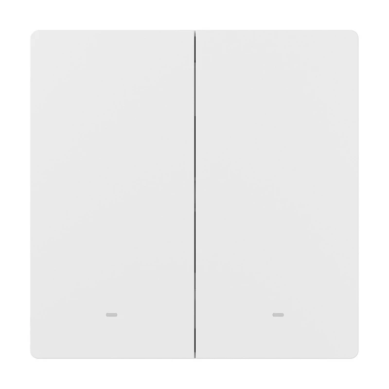Sonoff ZBM5-2C-86W (2-kanālu) Zigbee viedais skārienjutīgais sienas slēdzis