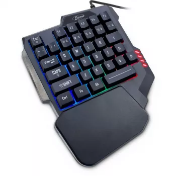 Inter-Tech KB-3035 spēļu tastatūra USB QWERTY melna
