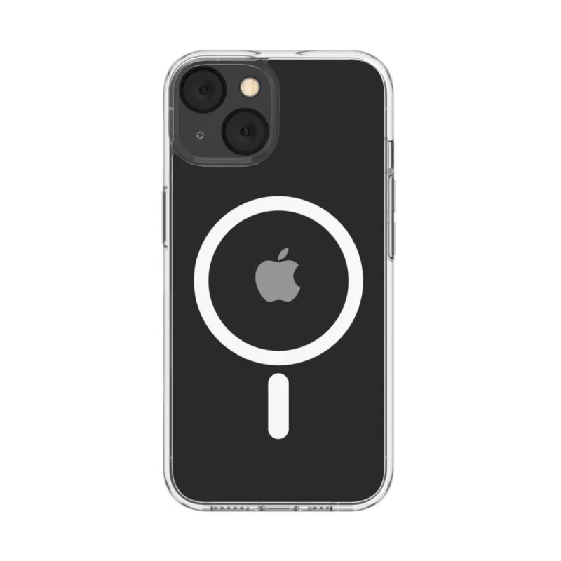 Case SheerForce MagSafe Anty-mikrobiologic for iPhone 13, caurspīdīgs