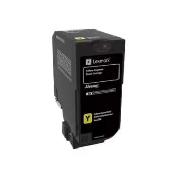 Lexmark LCCP toneris CS720de, CS720dte, CS725de, CS725dte, CX725de, CX725dhe, CX725dthe printeriem, 5000 lapas, dzeltens