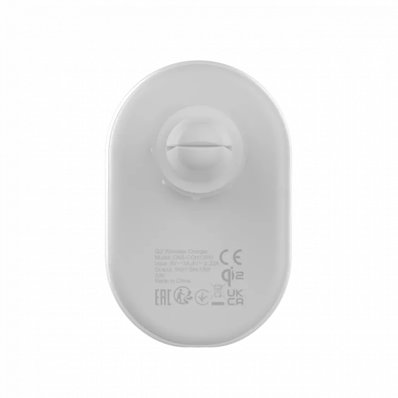 CANYON autolādētājs OnGrip 105 15W Qi2 bezvadu balts