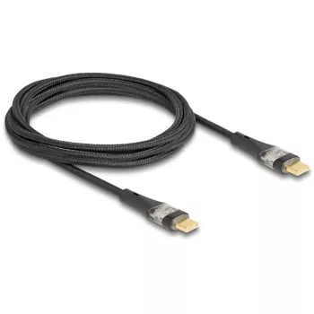 Delock 80764 USB kabelis, melns