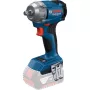 Bezvada triecienatslēga GDS 18V-350 Professional solo, 18 volti (zila, bez akumulatora un lādētāja, L-BOXX sistēmā)