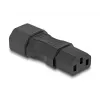 Strāvas adapteris DeLOCK IEC 60320 C14 uz C13 kontaktdakša ligzda 10A taisns melns