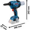 Bosch 0 601 9K5 001 kniedēšanas instruments Melns, Zaļš 3.2,4,4.8,5.0,5.6 mm 16000 kN
