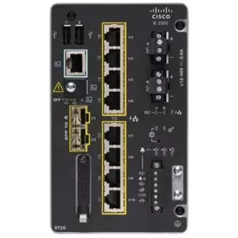 Pārvaldāms komutators Cisco Catalyst IE-3300-8T2S-E L2 Gigabit Ethernet 8 porti