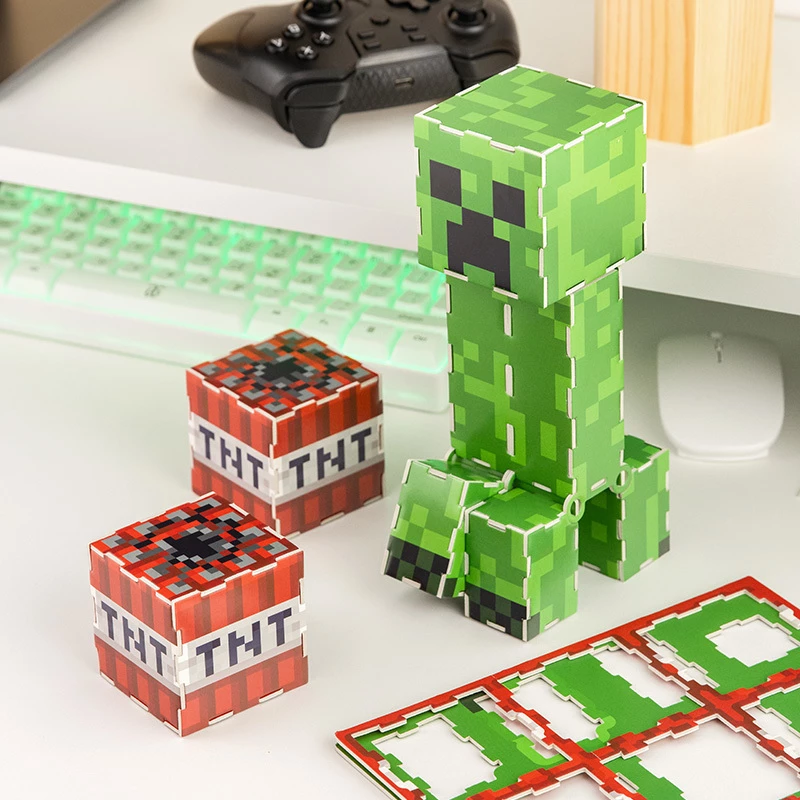 Konstruktora komplekts Paladone Minecraft Creeper – saliekama Kaktusa figūra