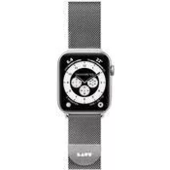 Laut International tērauda cilpas pulksteņa siksniņa 42/44 mm sudraba krāsā