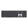 APPLE Magic Keyboard ar Touch ID un ciparu tastatūru Mac modeļiem ar Apple silīciju — britu angļu izkārtojums — melni taustiņi