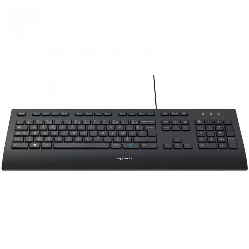 Logitech Corded K280e - tastatūra - USB - franču