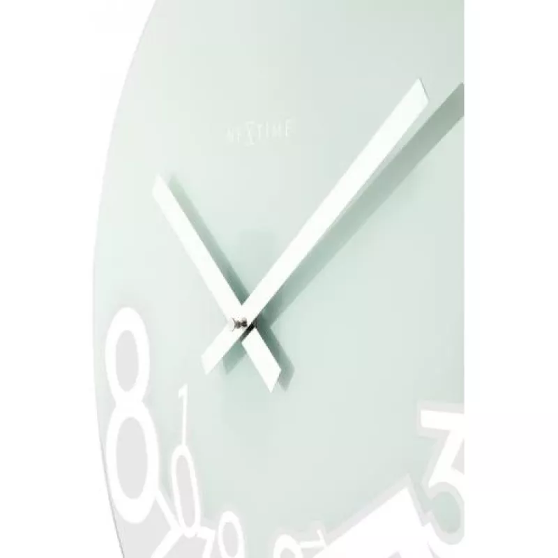 NeXtime klok 8115 Dropped, Ø43 cm, sienas, sudraba