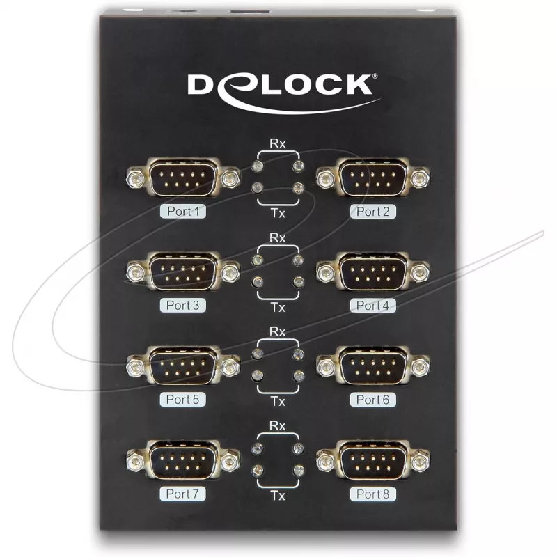 DeLock USB2.0 uz 8 x seriālo adapteri - Seriālais adapteris - USB2.0 - RS-232 - 8 porti (61860)
