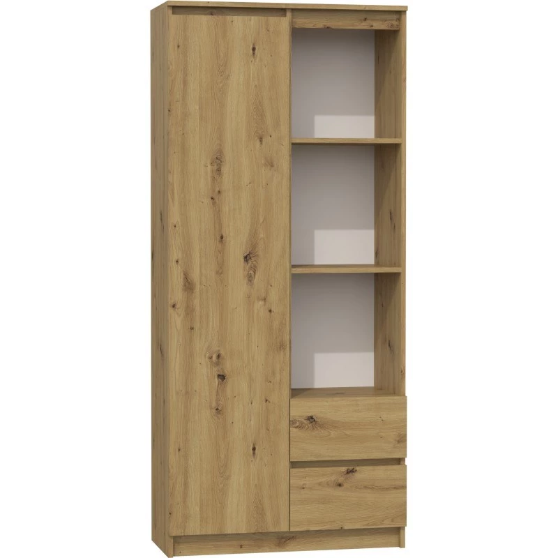 Topeshop RS-80 BILY ART biroja grāmatu skapis