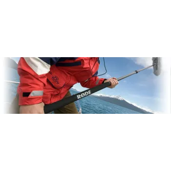 Mikrofona aksesuārs — izlices statīvs RØDE BOOMPOLE, teleskopisks stienis 3,3 m, melns, 0,94 kg