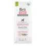 Sausā suņu barība Brit Care Sustainable Sensitive Insect & Fish 12 kg — pieaugušiem suņiem, baltās zivs garša, 25 % olbaltumvielu, 13 % tauku, hipoalerģiska