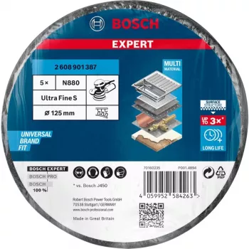 Bosch N880 Slīpēšanas disks metālam, krāsai, nerūsējošajam tēraudam, tēraudam