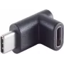Adapteris ShiverPeaks 13-40002 USB 3.1 Type C vīrišķais uz sievišķo 90° savienotājs