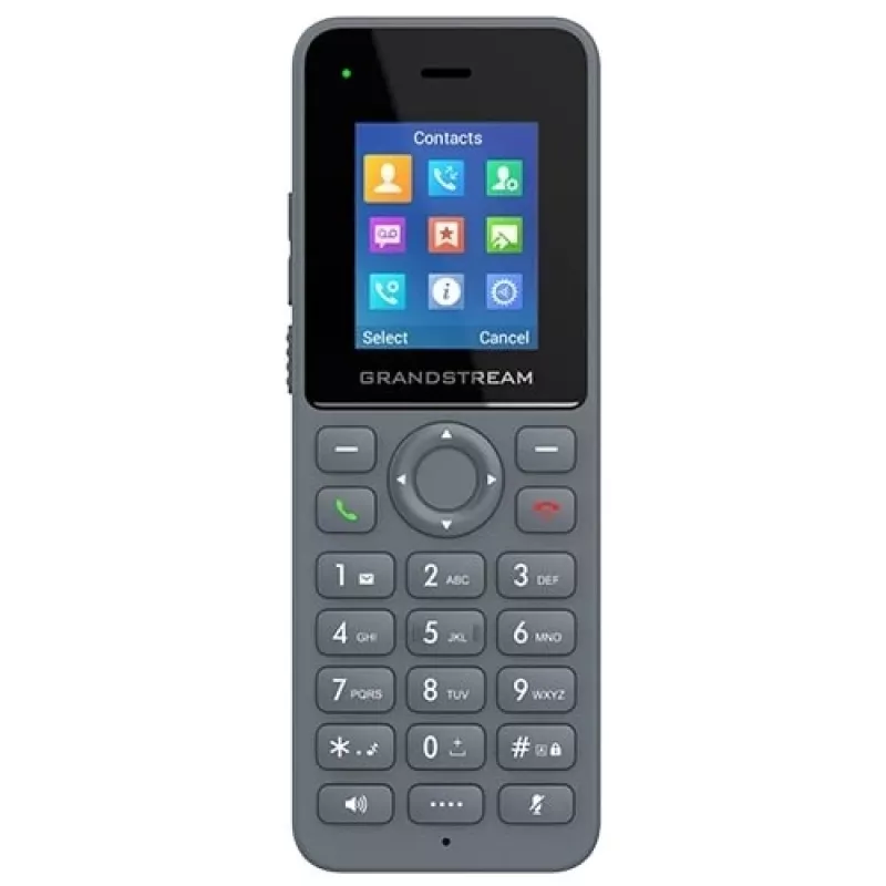 Grandstream Networks WP816 IP tālrunis antracīta krāsā 2 līniju LCD Wi-Fi