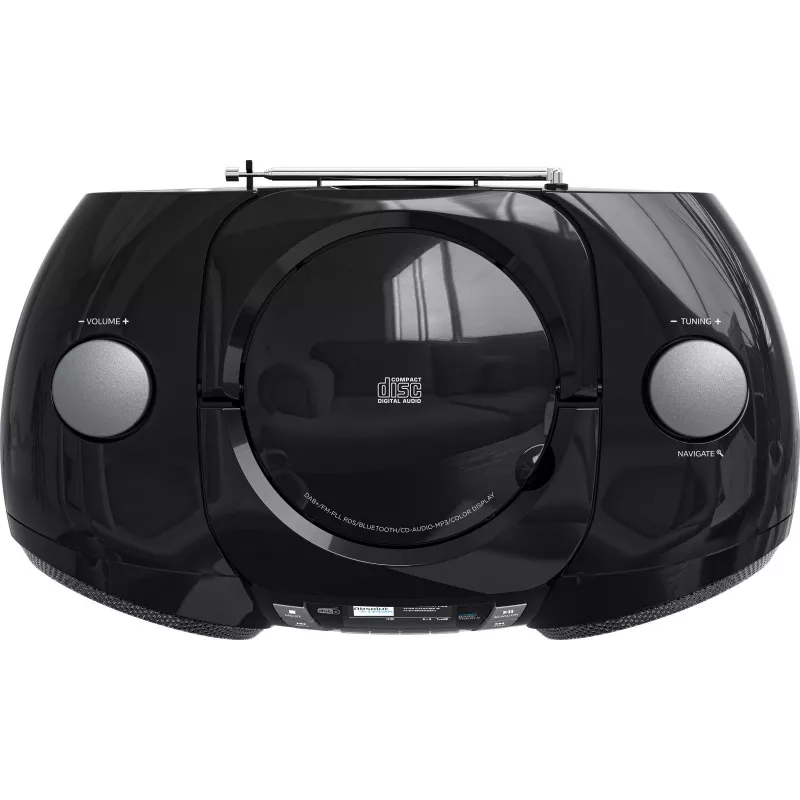 Portable DAB+ CD/MP3/USB/SD Bluetooth player SENCOR SPT 6510DB — DAB+, Bluetooth 5.3, 16 W RMS, CD/USB/SD, 2.4 inch LCD