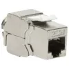 RJ-45 ligzdas modulis LogiLink NK4003 sudraba krāsā