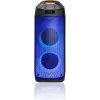 Sistēmas audio PLL FM USB/SD/BT 2xKaraoke FULL LED PartyBox