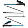 Pārgājienu nūjas Distance Carbon Z, fitnesa ierīce antracīta/zila, 1 pāris, 105 cm