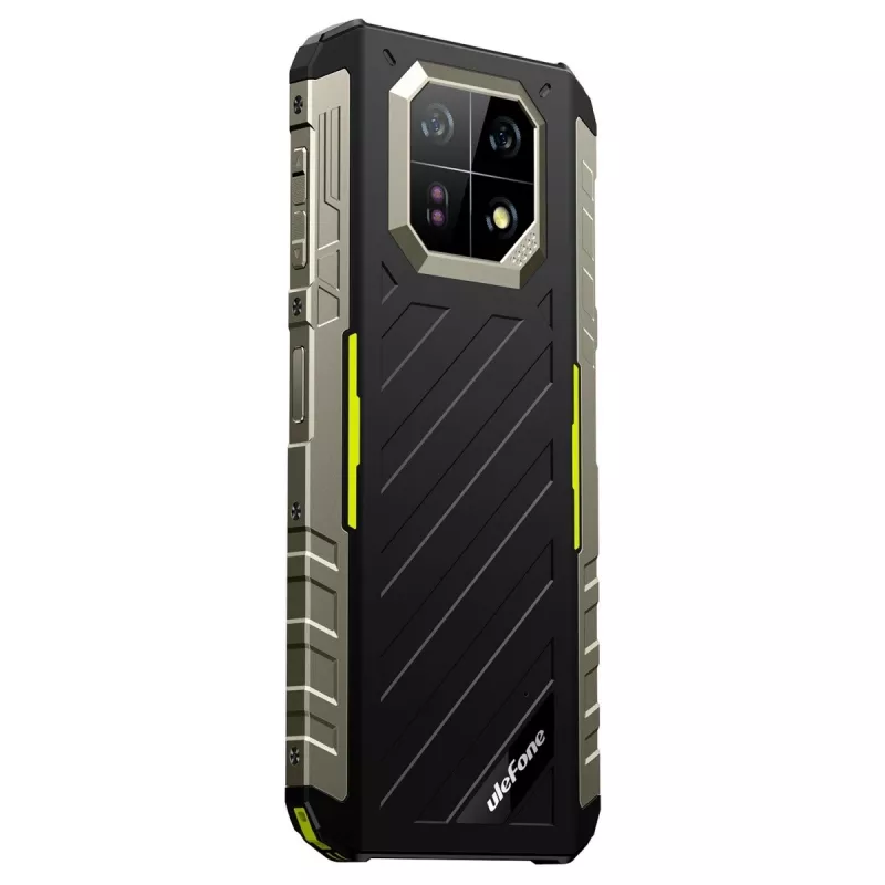 Izturīgs viedtālrunis UleFone Armor 22 4G, 9GB RAM, 128GB krātuve, IP69K, zaļš