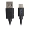 USB 2.0 A uz USB-C kabeļa adapteris Sharkoon 0,5 m, melns